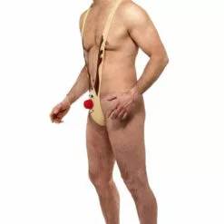 Smiffys Costumes Under £20 Mens Rudolf Mankini Costume