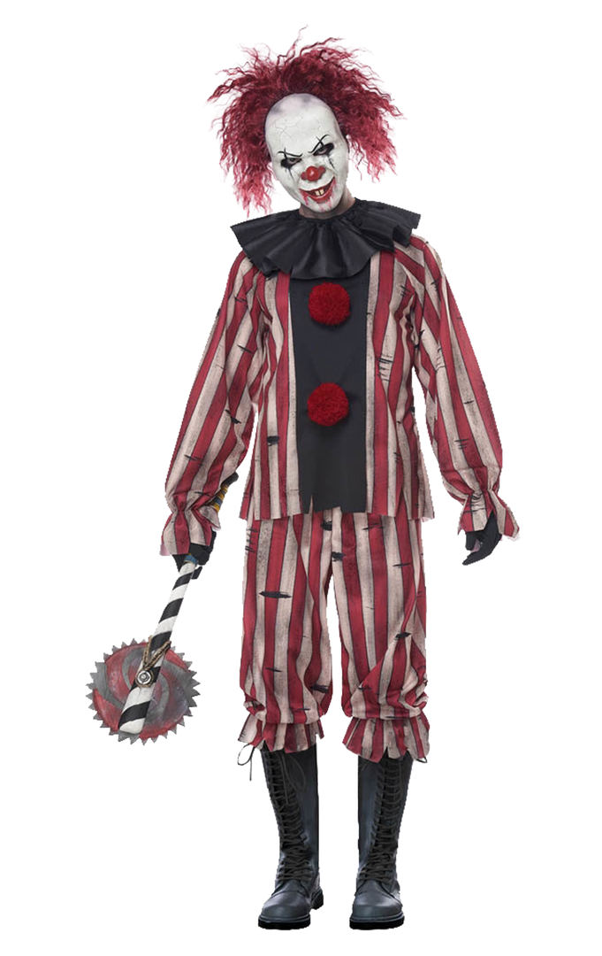 California Costumes Mens Nightmare Clown Costume Circus 1 California Costumes Mens Nightmare Clown Costume Circus