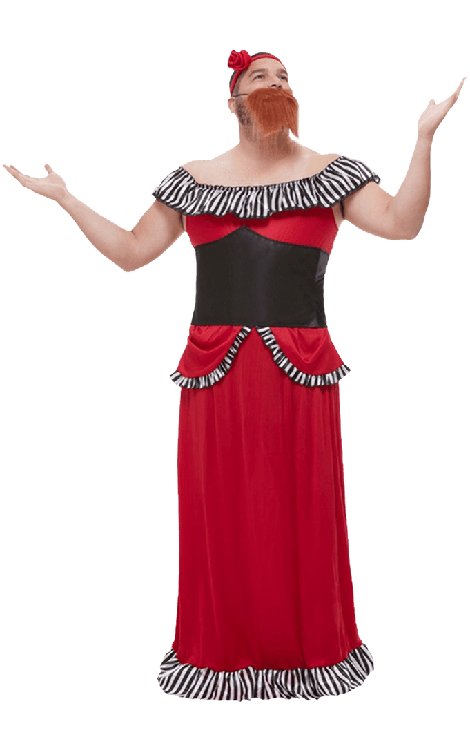 Smiffys Circus Mens Bearded Lady Costume 1 Smiffys Circus Mens Bearded Lady Costume