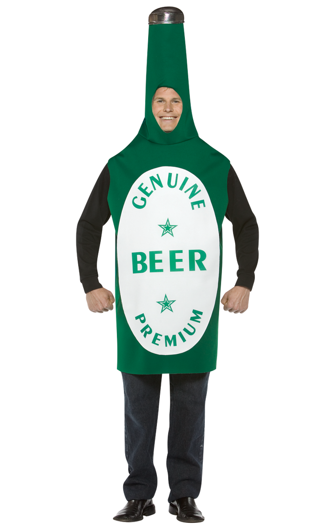 Rasta Imposta Adult Lightweight Beer Bottle Costume 1 Rasta Imposta Adult Lightweight Beer Bottle Costume