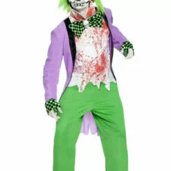 Smiffys Mens The Bad Mad Hatter Costume Alice In Wonderland