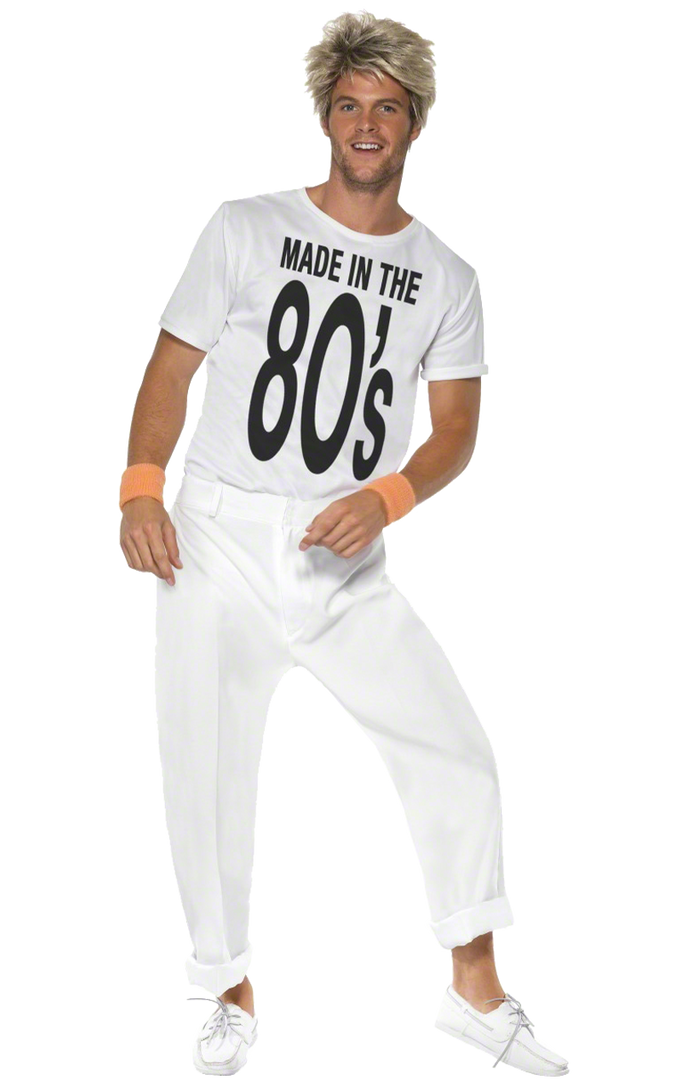 Smiffys All Decades /Era Costumes Made In The Eighties Costume 1 Smiffys All Decades /Era Costumes Made In The Eighties Costume