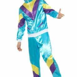 Smiffys Mens 80s Fashion Shellsuit Costume Novelty
