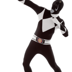 Body Republic Adult Black Power Ranger Morphsuit Costume