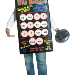 Rasta Imposta Novelty Adult Big Balls Scratchcard Costume