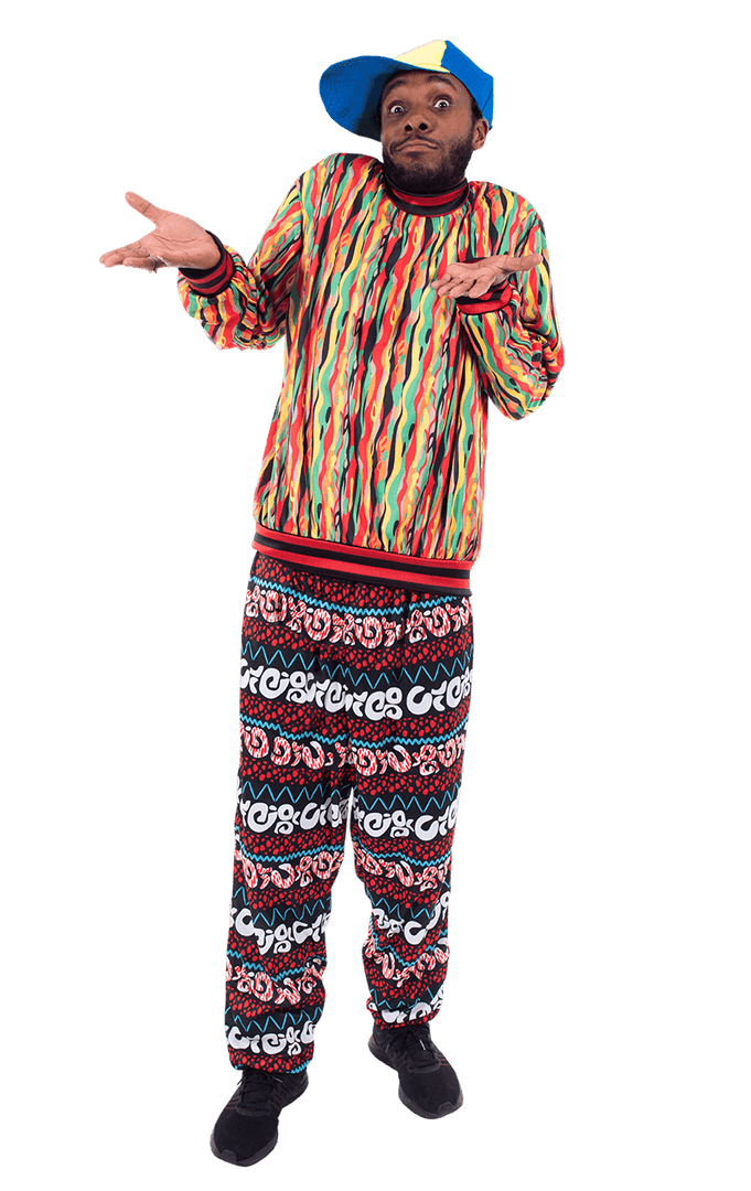 Orion Costumes Movies Mens 90s Freshest Prince Costume 1 Orion Costumes Movies Mens 90s Freshest Prince Costume