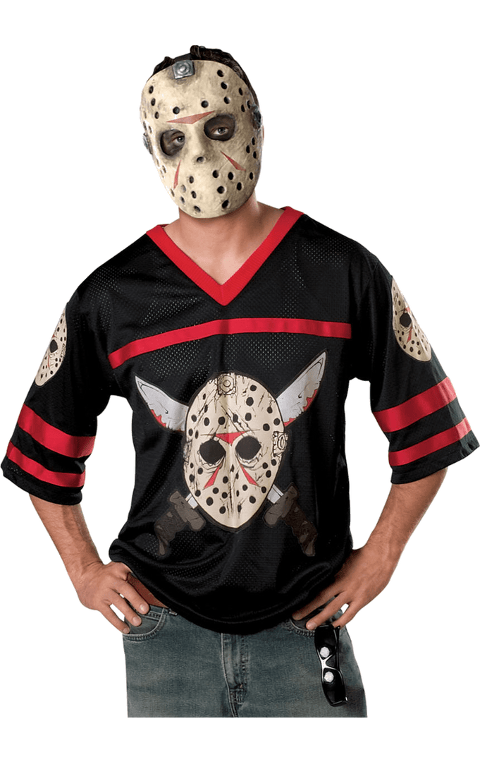 Rubies Jason Hockey Top & Facepiece Costume Cosplay & Comic Con 1 Rubies Jason Hockey Top & Facepiece Costume Cosplay & Comic Con