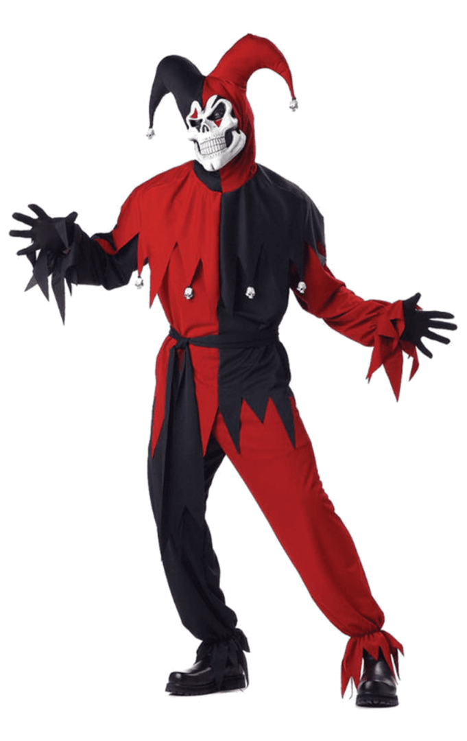 California Costumes Circus Mens Showtime Evil Jester Costume 1 California Costumes Circus Mens Showtime Evil Jester Costume