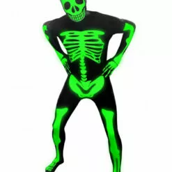Body Republic Morphsuits Adult Glowing Skeleton Morphsuit Costume
