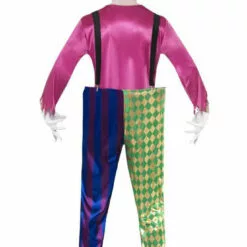 Smiffys Circus Mens Colourful Killer Clown Costume