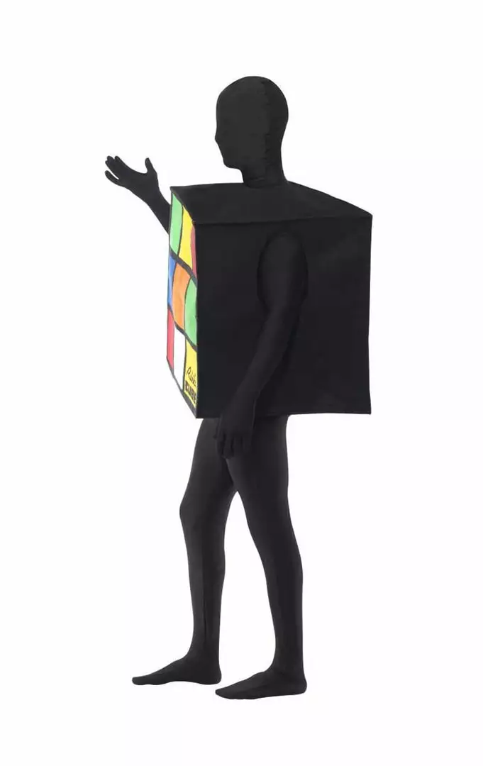 Smiffys Adult Rubiks Cube Costume 2 Smiffys Adult Rubiks Cube Costume