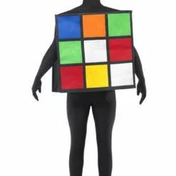 Smiffys Adult Rubiks Cube Costume 6 Smiffys Adult Rubiks Cube Costume
