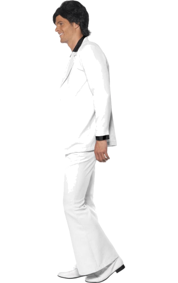 Smiffys 1970s White Suit Costume All Decades /Era Costumes 2 Smiffys 1970s White Suit Costume All Decades /Era Costumes