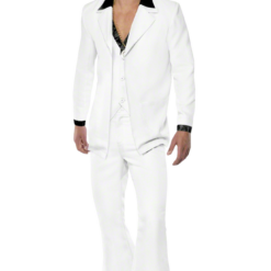 Smiffys 1970s White Suit Costume All Decades /Era Costumes