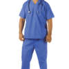 Underwraps Blue Hospital Scrubs Costume Costumes Under £20