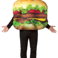Rasta Imposta Food & Drink Adult Double Cheeseburger Costume