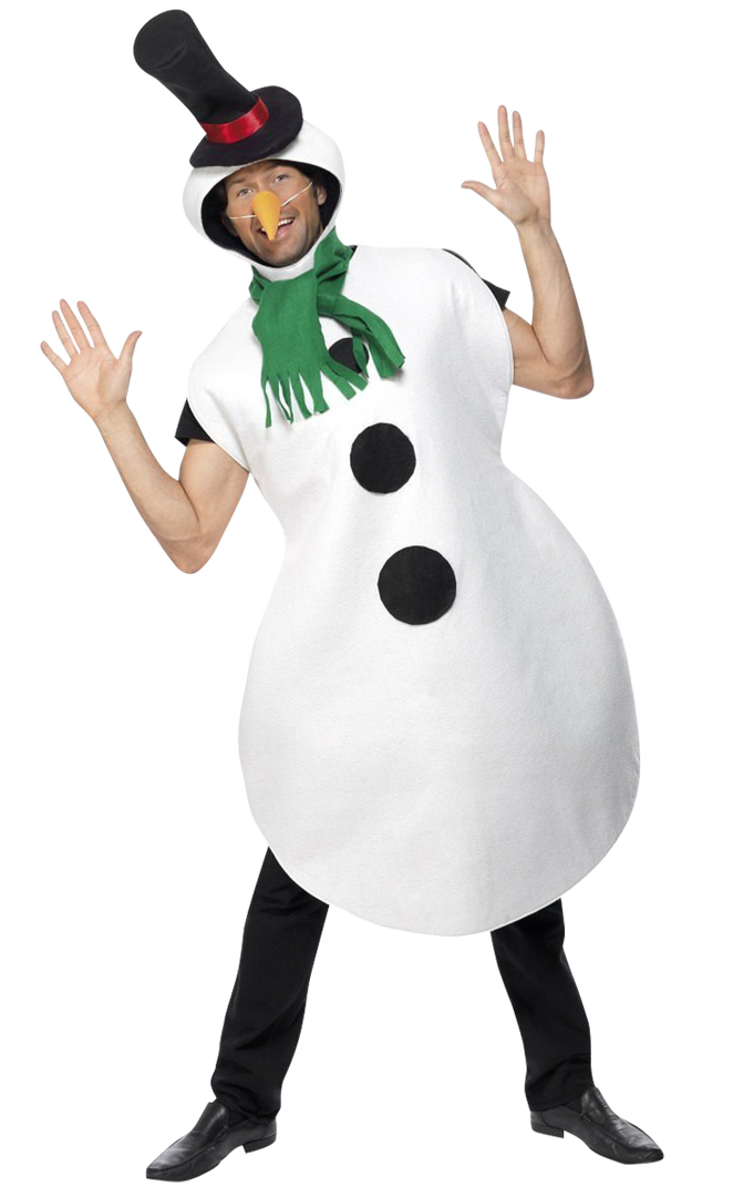 Smiffys Christmas Snowman Costume 1 Smiffys Christmas Snowman Costume
