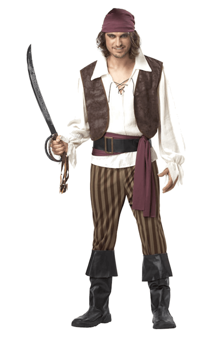 California Costumes Adult Mens Rogue Pirate Costume 1 California Costumes Adult Mens Rogue Pirate Costume