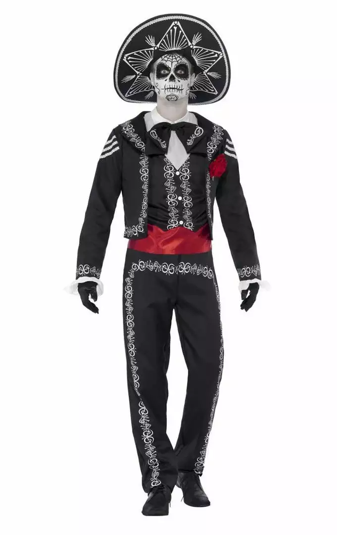 Smiffys Senor Bones Costume 1 Smiffys Senor Bones Costume