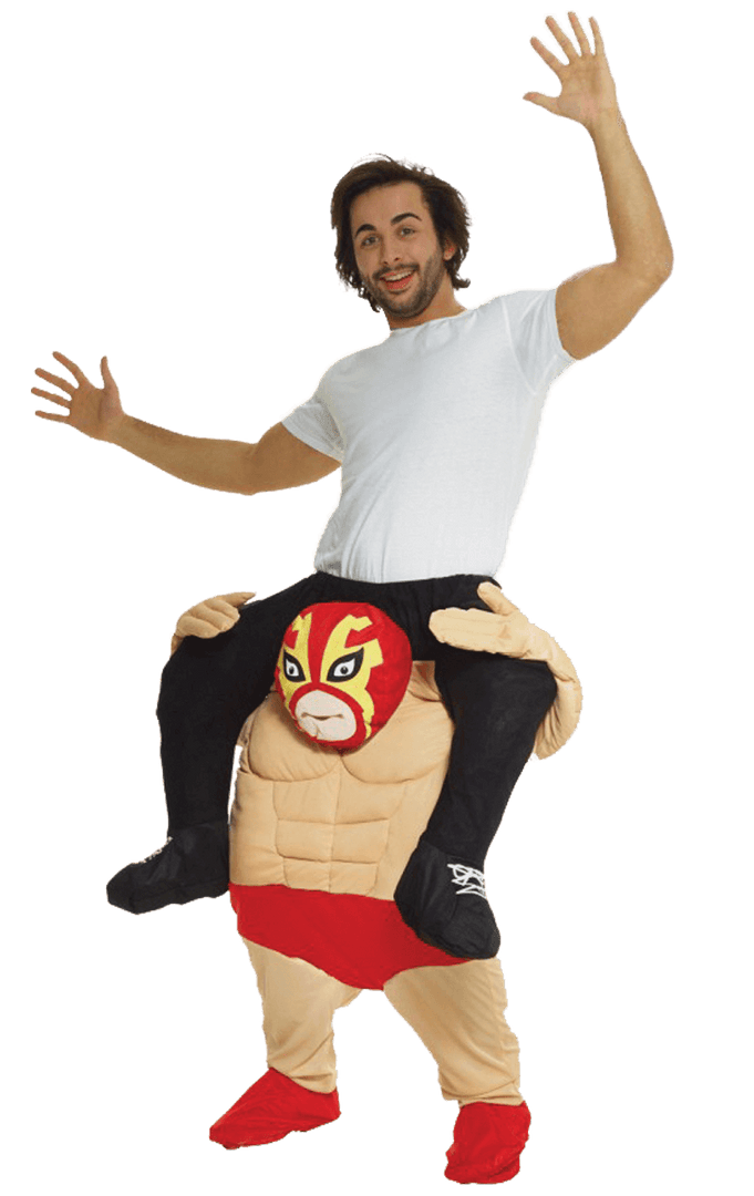 Body Republic Wrestler Piggyback Costume 1 Body Republic Wrestler Piggyback Costume