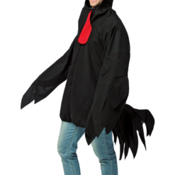 Angels Dist Adult Big Black Rooster Costume Animals