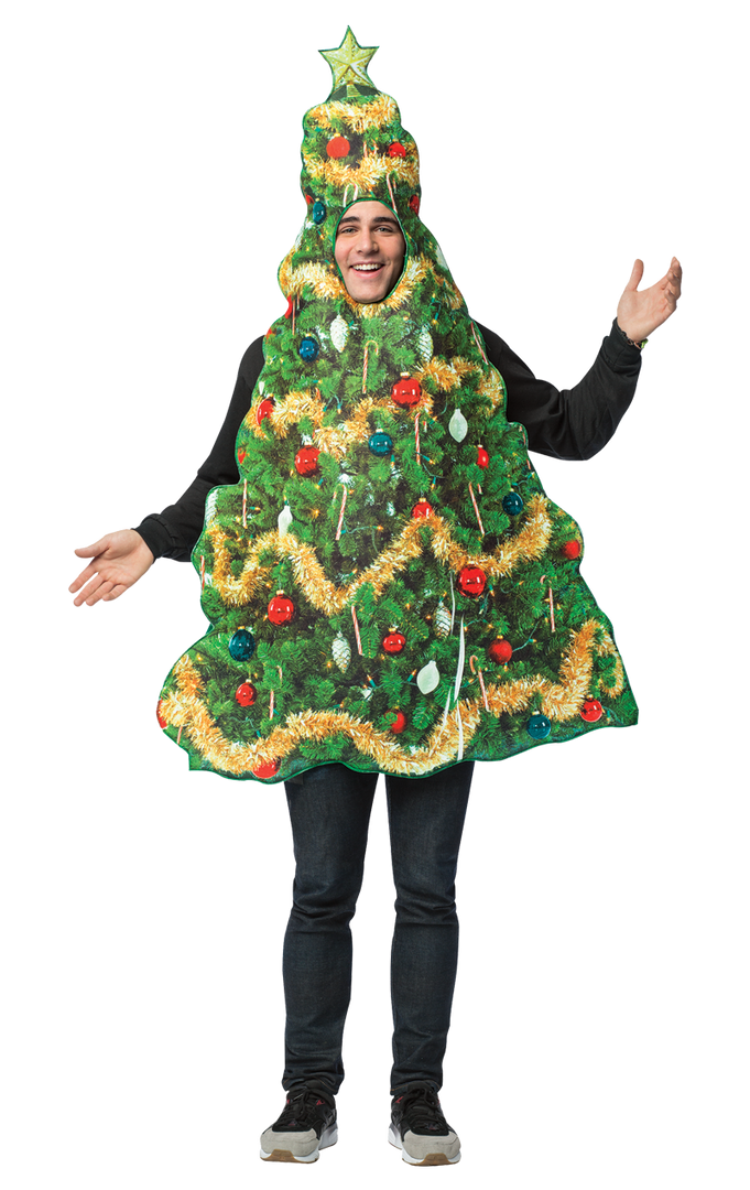 Rasta Imposta Adult Giant Christmas Tree Costume 1 Rasta Imposta Adult Giant Christmas Tree Costume