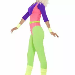 Smiffys Womens 80s Work Out Costume Novelty