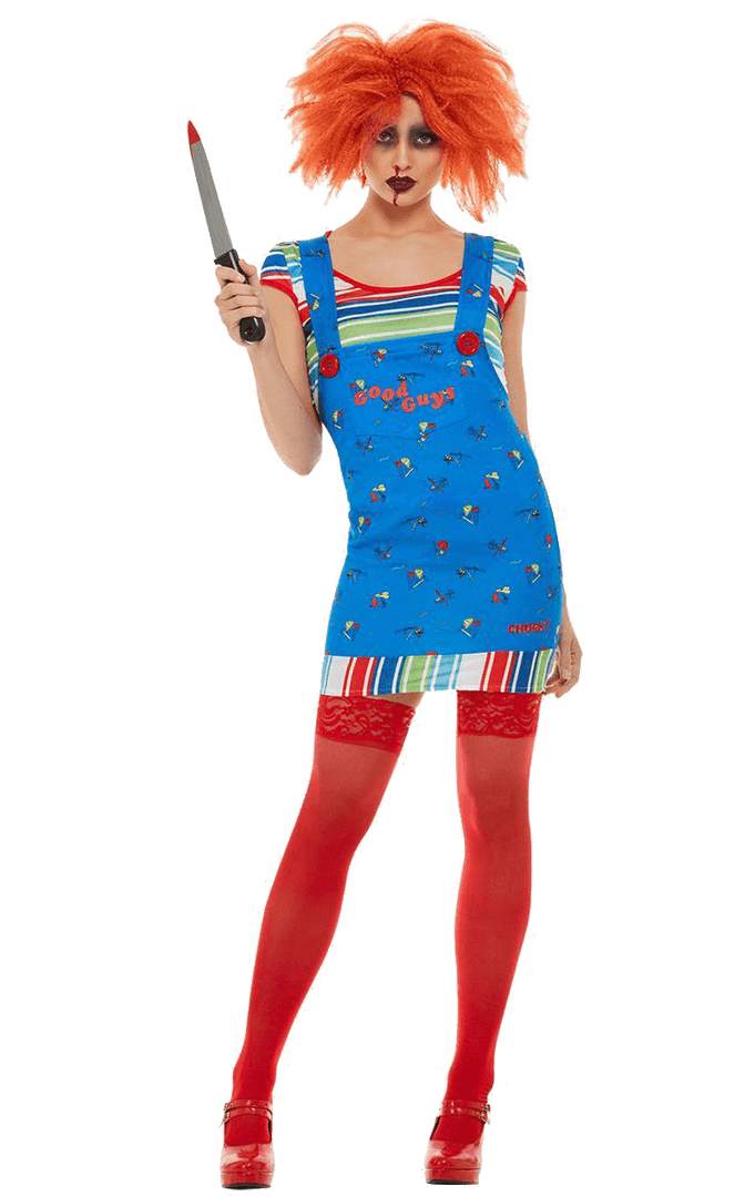 Smiffys Womens Chucky Costume 1 Smiffys Womens Chucky Costume