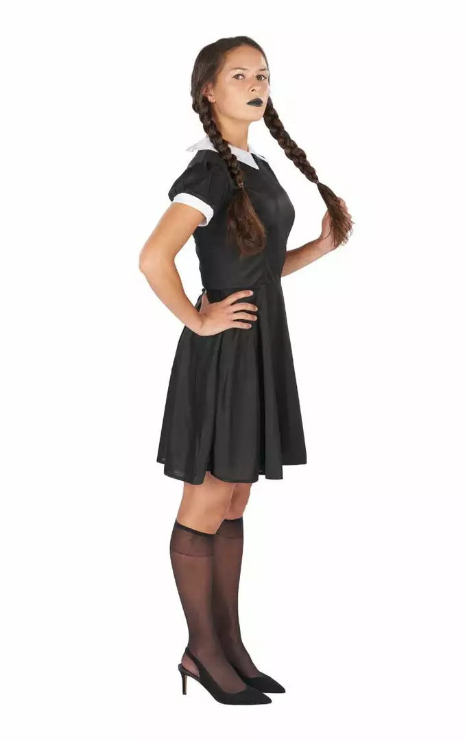 Orion Costumes Womens 90s Wednesday Addams Costume Cartoons 2 Orion Costumes Womens 90s Wednesday Addams Costume Cartoons