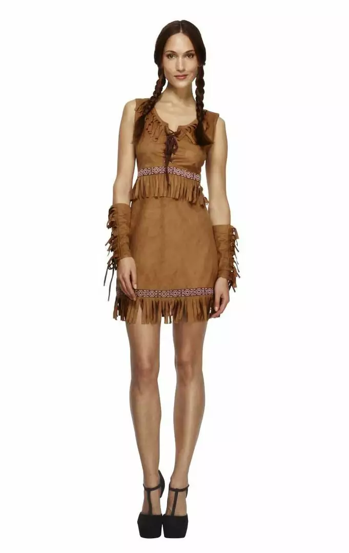 Smiffys Fever Pocahontas Costume American / USA 1 Smiffys Fever Pocahontas Costume American / USA