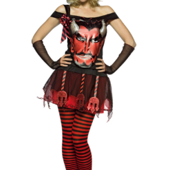 Rasta Imposta Womens Halloween Devil Face Costume