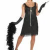 Orion Costumes 1920's Womens 1920s Black Flapper Costume