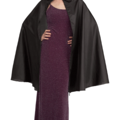 Rubies Black Halloween Taffeta Cape