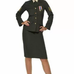 Smiffys Womens Wartime Military Officer Costume