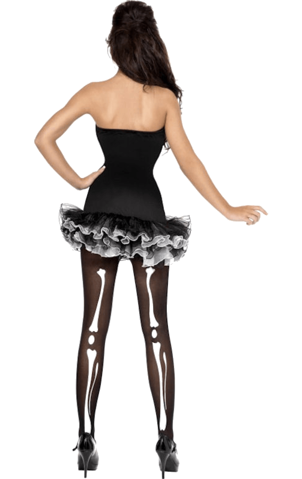 Smiffys Halloween Skeleton Bones Tutu Costume 3 Smiffys Halloween Skeleton Bones Tutu Costume
