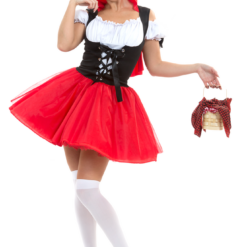 Leg Avenue Womens Racy Red Riding Hood Costume