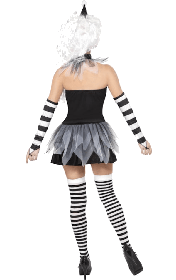 Smiffys Pierrot Clown Costume Circus 3 Smiffys Pierrot Clown Costume Circus