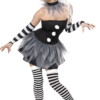 Smiffys Pierrot Clown Costume Circus