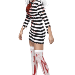Smiffys Zombie Convict Female Costume Halloween