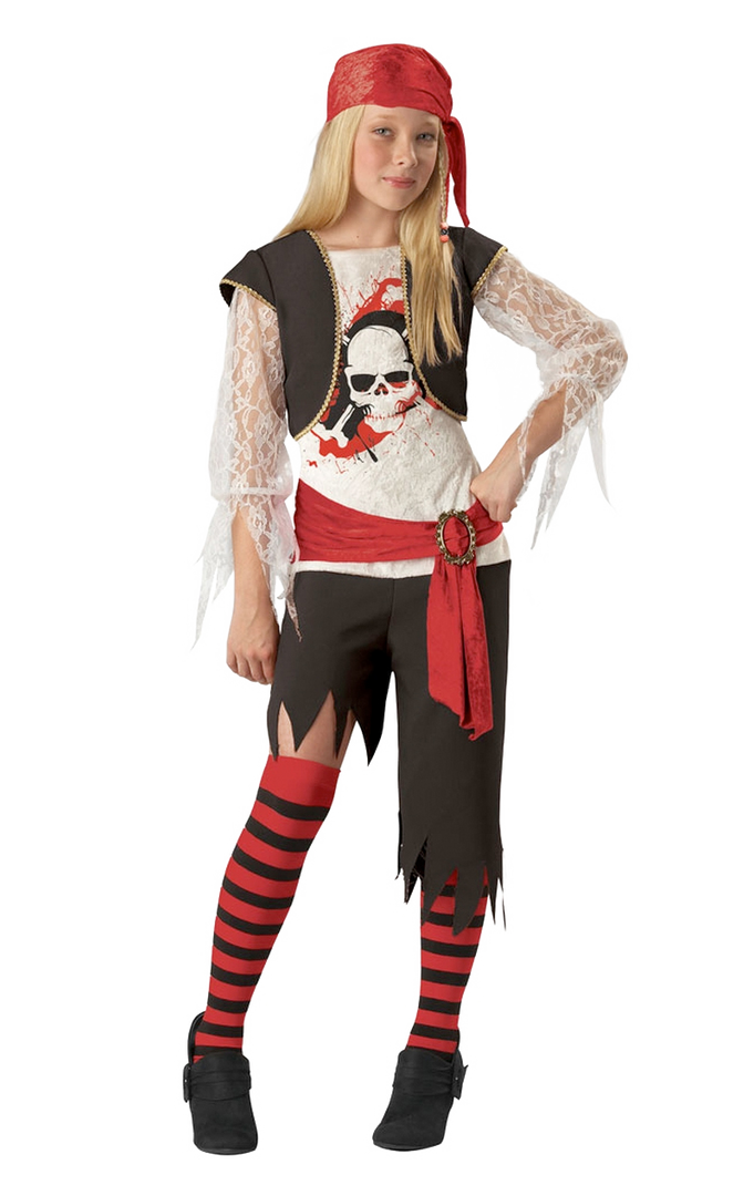 InCharacter Costumes Tween High Seas Sass Pirate Costume 1 InCharacter Costumes Tween High Seas Sass Pirate Costume