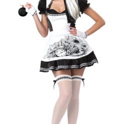 California Costumes Adult Dark Twisted Alice In Wonderland Costume