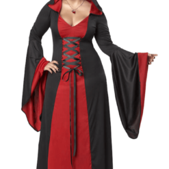 California Costumes Hooded Red Robe Plus Costume