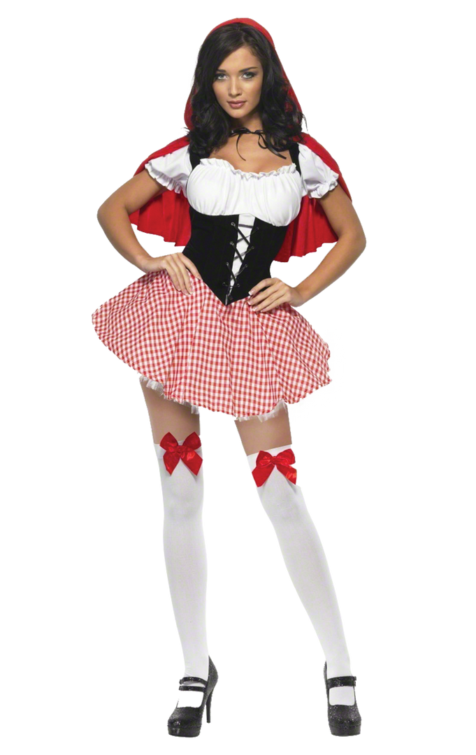 Smiffys Ladies Fever Red Riding Hood Costume 1 Smiffys Ladies Fever Red Riding Hood Costume