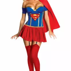 Rubies Womens Luxury Supergirl Costume Book Characters