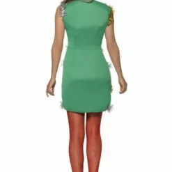 Smiffys Womens Christmas Tree Dress Costume