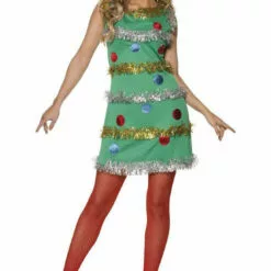Smiffys Womens Christmas Tree Dress Costume
