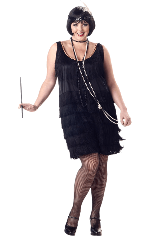 California Costumes Fashion Flapper Plus Size 1 California Costumes Fashion Flapper Plus Size