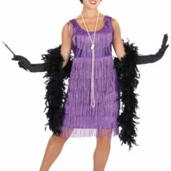 Orion Costumes Womens 1920s Purple Flapper Costume