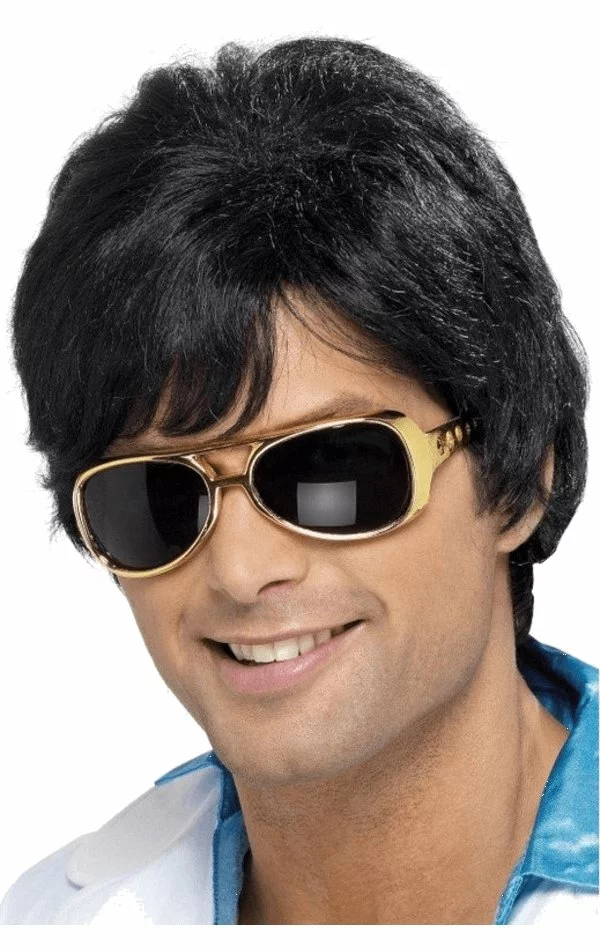 Smiffys 70s Black Scruff Wig Music & Pop/Rock Stars 1 Smiffys 70s Black Scruff Wig Music & Pop/Rock Stars