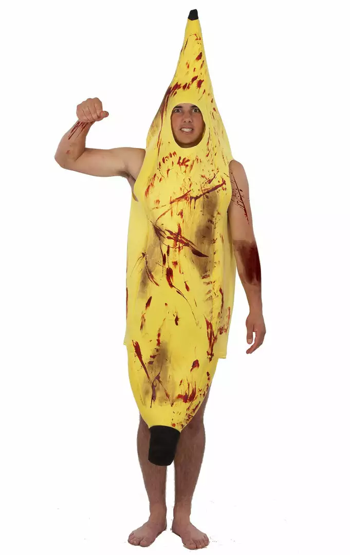 Generic Food & Drink Adult Killer Banana Halloween Costume 1 Generic Food & Drink Adult Killer Banana Halloween Costume